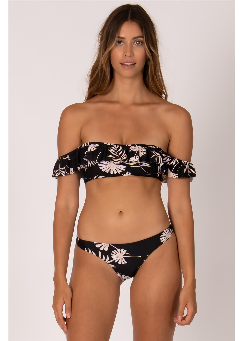 ANNABELLE BANDEAU bikini top - BLK